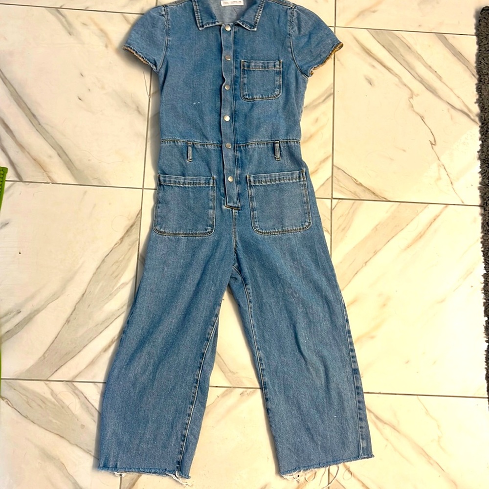 Zara denim jumper